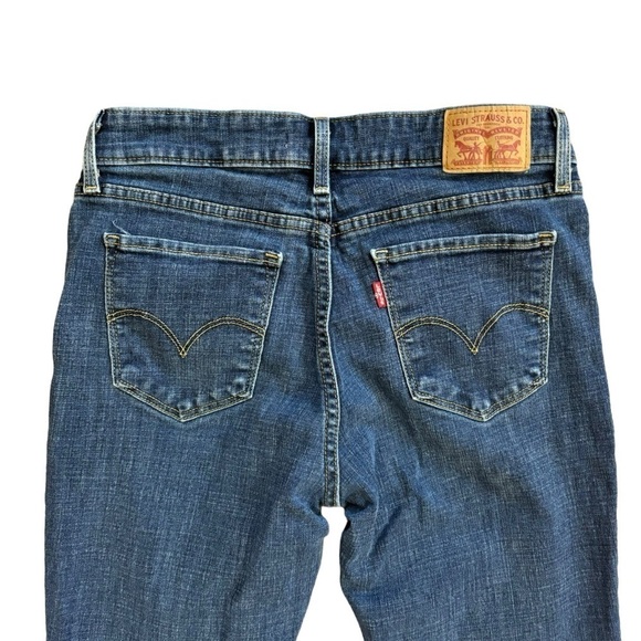 Levi’s 711 Skinny Distressed Blue Jeans Stretch Denim Classic Feminine Women/ 28 - Picture 2 of 16